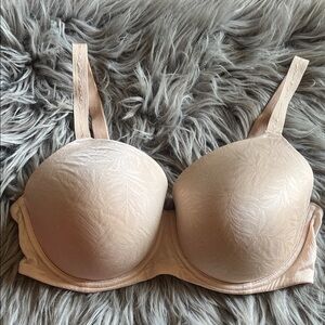 Wacoal Nude Leaf Pattern Bra